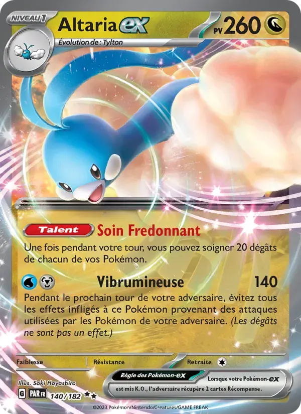 Altaria-ex — Faille Paradoxe 140 French Pokémon card