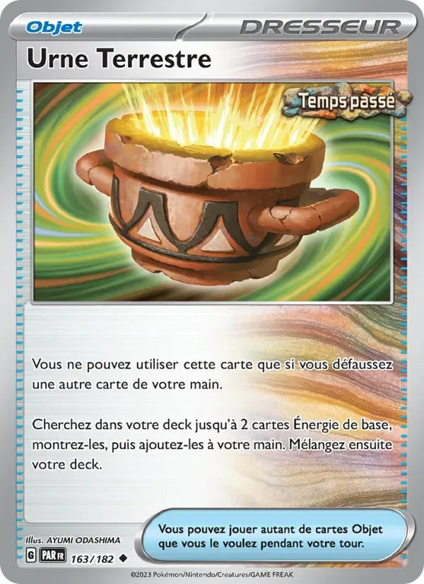Urne Terrestre — Faille Paradoxe 163 French Pokémon card