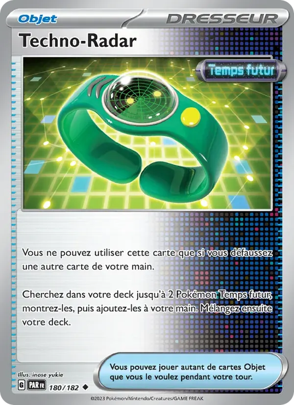 Techno-Radar — Faille Paradoxe 180 French Pokémon card