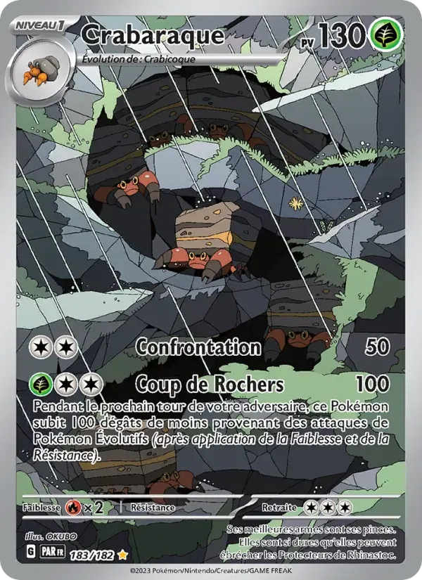 Crabaraque — Faille Paradoxe 183 French Pokémon card