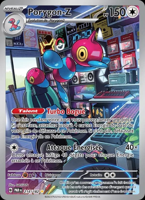 Porygon-Z — Faille Paradoxe 214 French Pokémon card
