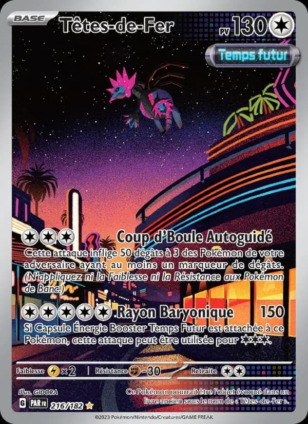 Têtes-de-Fer — Faille Paradoxe 216 French Pokémon card