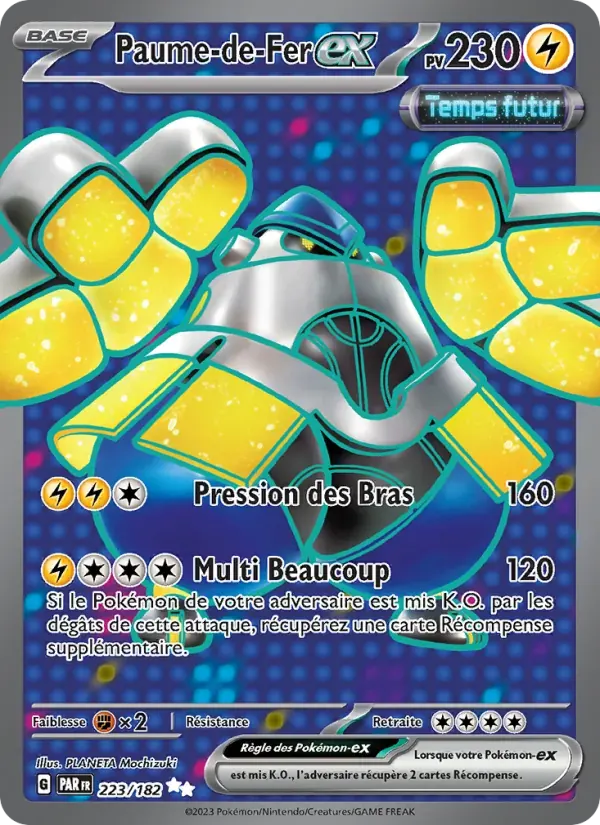 Paume-de-Fer-ex — Faille Paradoxe 223 French Pokémon card