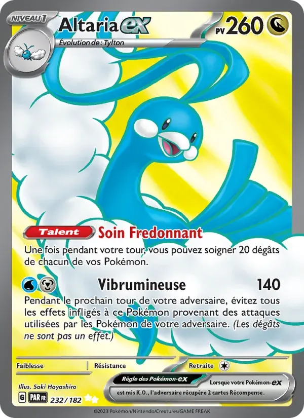 Altaria-ex — Faille Paradoxe 232 French Pokémon card