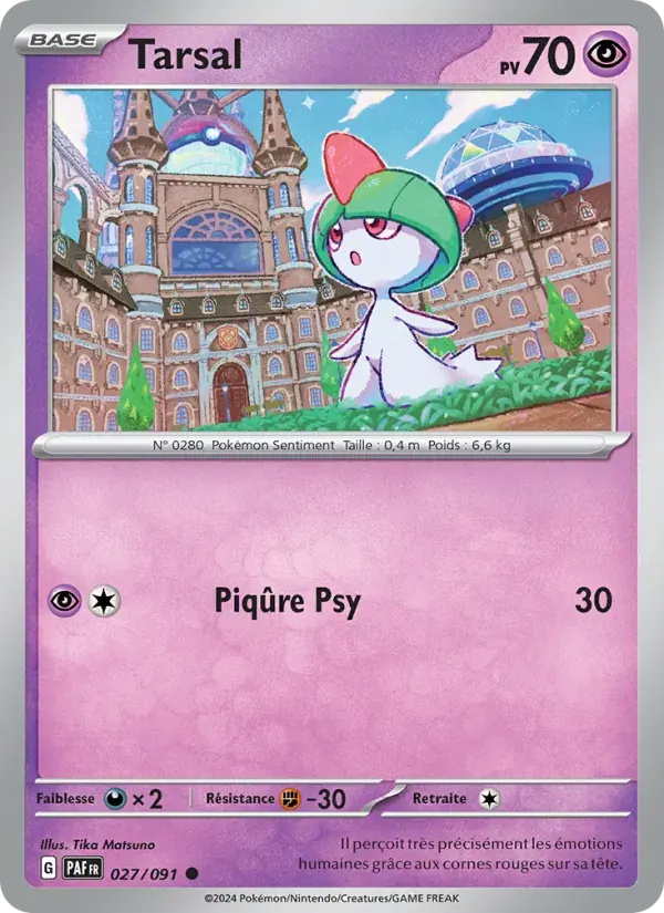 Tarsal — Destinées de Paldea 27 French Pokémon card