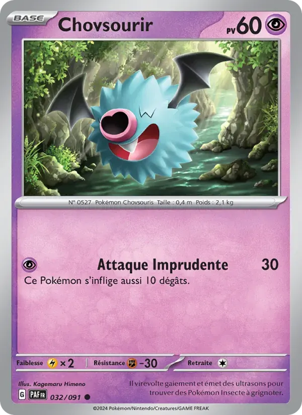 Chovsourir — Destinées de Paldea 32 French Pokémon card