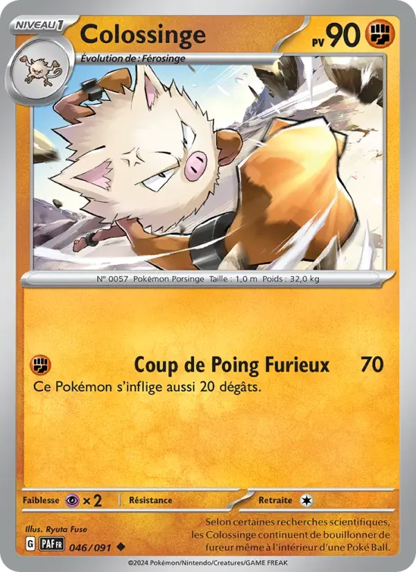 Colossinge — Destinées de Paldea 46 French Pokémon card