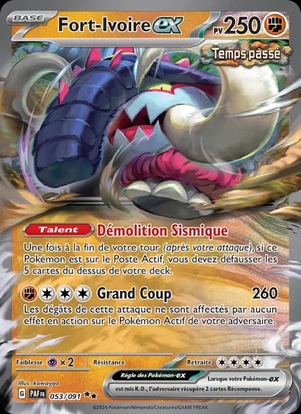 Fort-Ivoire-ex — Destinées de Paldea 53 French Pokémon card