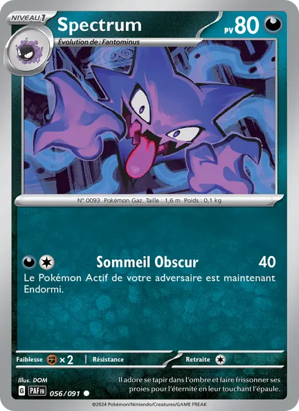Spectrum — Destinées de Paldea 56 French Pokémon card