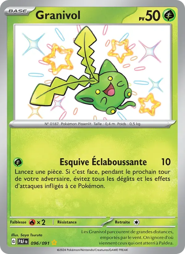 Granivol — Destinées de Paldea 96 French Pokémon card