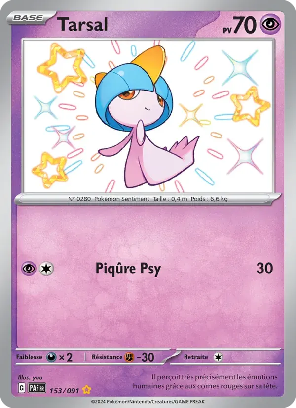 Tarsal — Destinées de Paldea 153 French Pokémon card