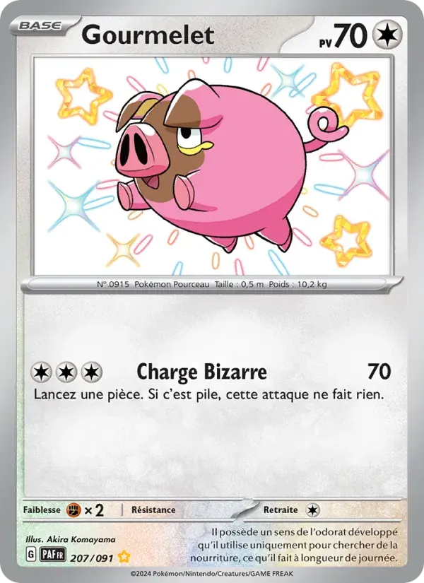 Gourmelet — Destinées de Paldea 207 French Pokémon card