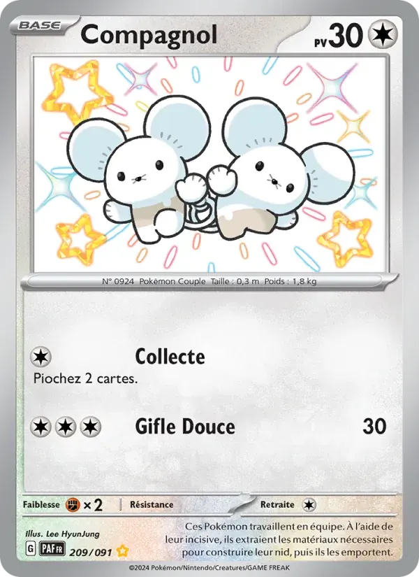 Compagnol — Destinées de Paldea 209 French Pokémon card