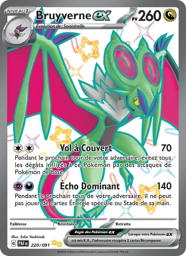 Bruyverne-ex — Destinées de Paldea 220 French Pokémon card