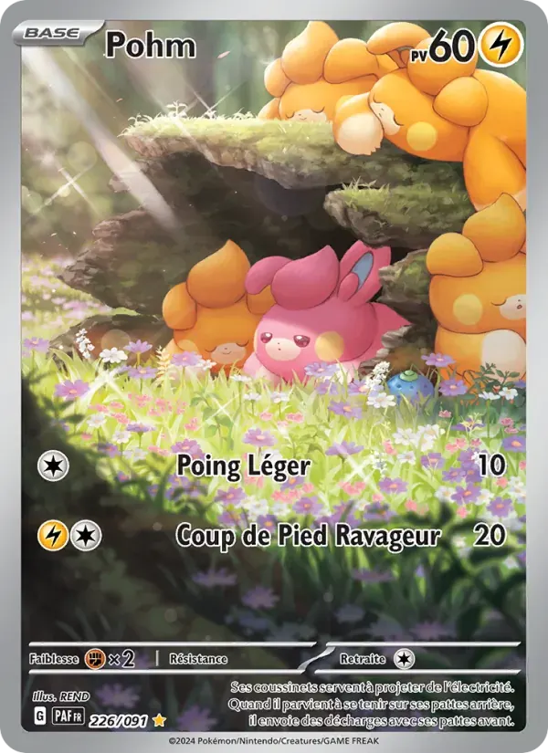 Pohm — Destinées de Paldea 226 French Pokémon card