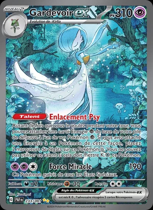Gardevoir-ex — Destinées de Paldea 233 French Pokémon card