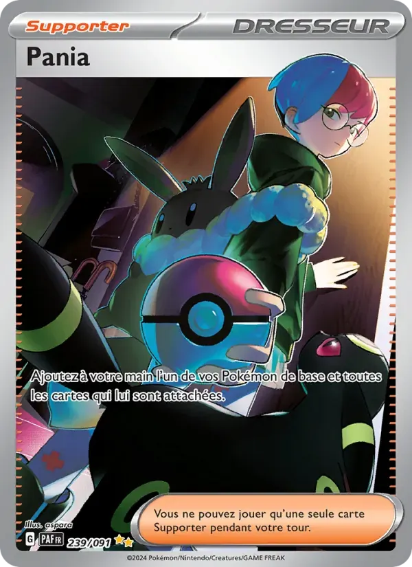 Pania — Destinées de Paldea 239 French Pokémon card