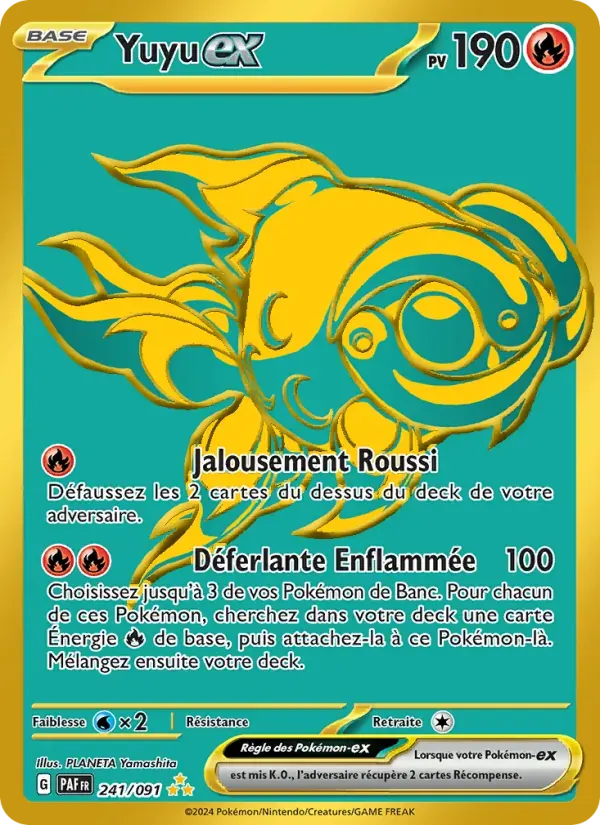 Yuyu-ex — Destinées de Paldea 241 French Pokémon card