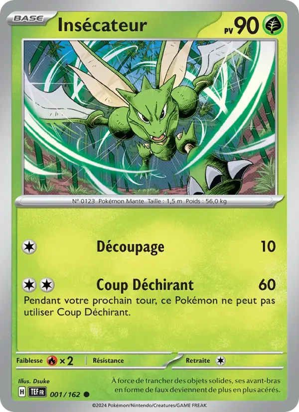 Insécateur — Forces Temporelles 1 French Pokémon card