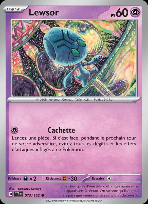 Lewsor — Forces Temporelles 73 French Pokémon card