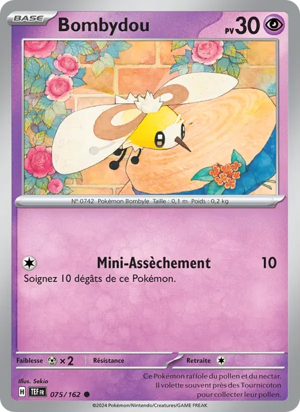 Bombydou — Forces Temporelles 75 French Pokémon card