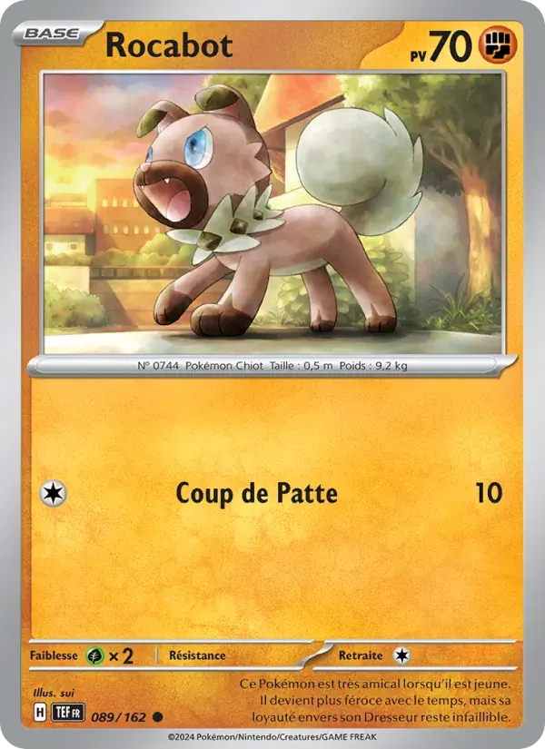 Rocabot — Forces Temporelles 89 French Pokémon card