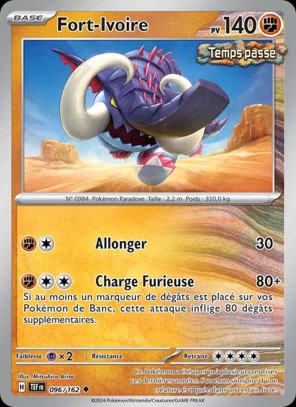 Fort-Ivoire — Forces Temporelles 96 French Pokémon card