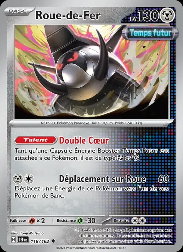 Roue-de-Fer — Forces Temporelles 118 French Pokémon card