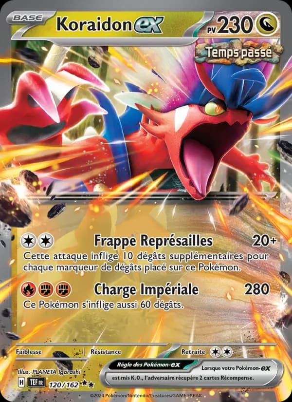 Koraidon-ex — Forces Temporelles 120 French Pokémon card