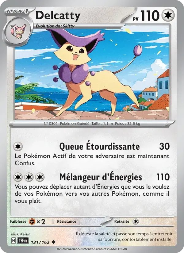 Delcatty — Forces Temporelles 131 French Pokémon card