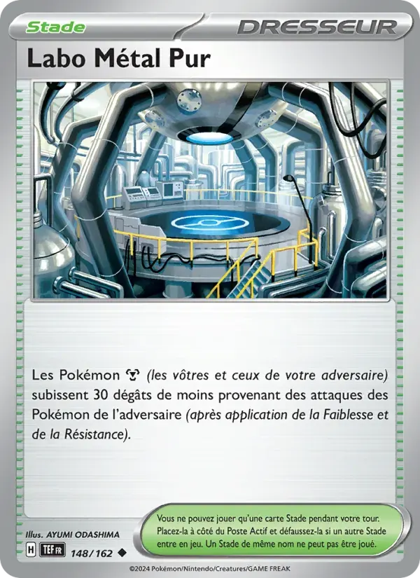Labo Métal Pur — Forces Temporelles 148 French Pokémon card