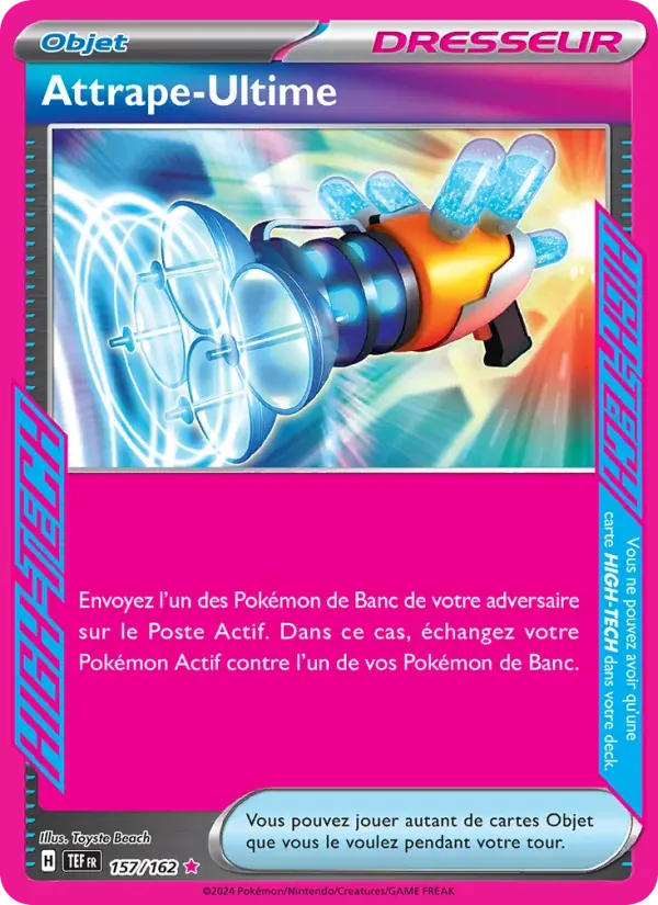 Attrape-Ultime — Forces Temporelles 157 French Pokémon card