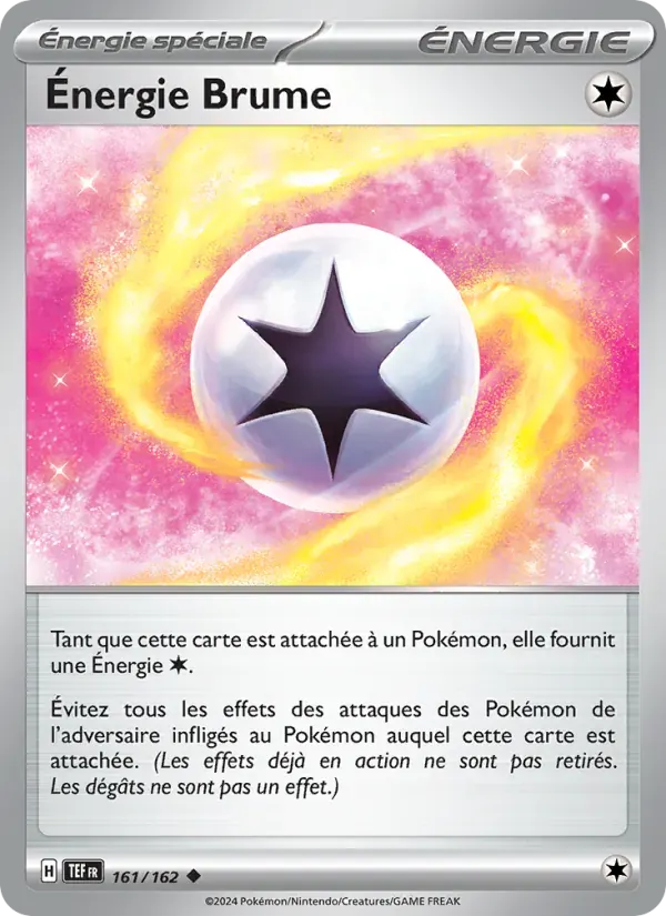 Énergie Brume — Forces Temporelles 161 French Pokémon card