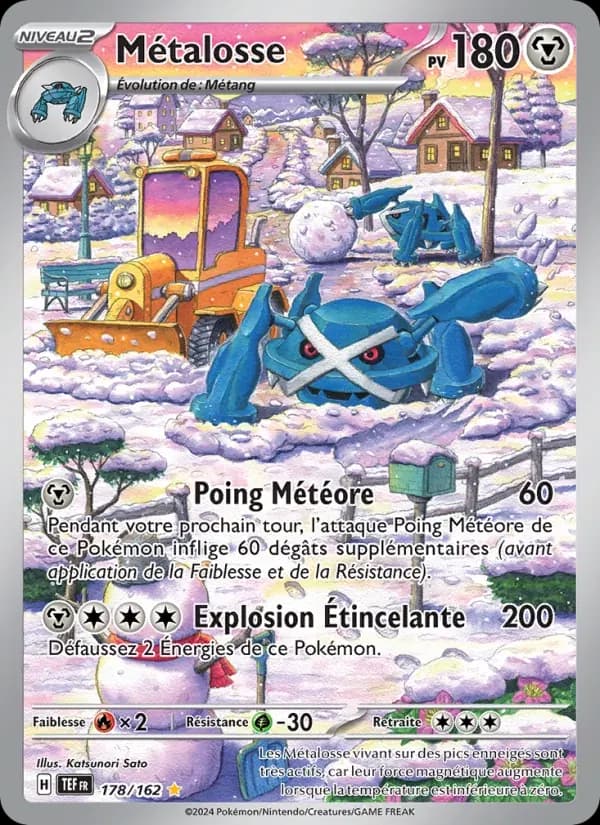 Métalosse — Forces Temporelles 178 French Pokémon card