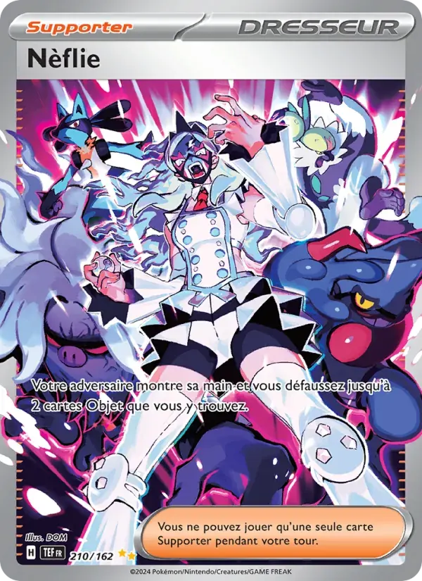 Nèflie — Forces Temporelles 210 French Pokémon card
