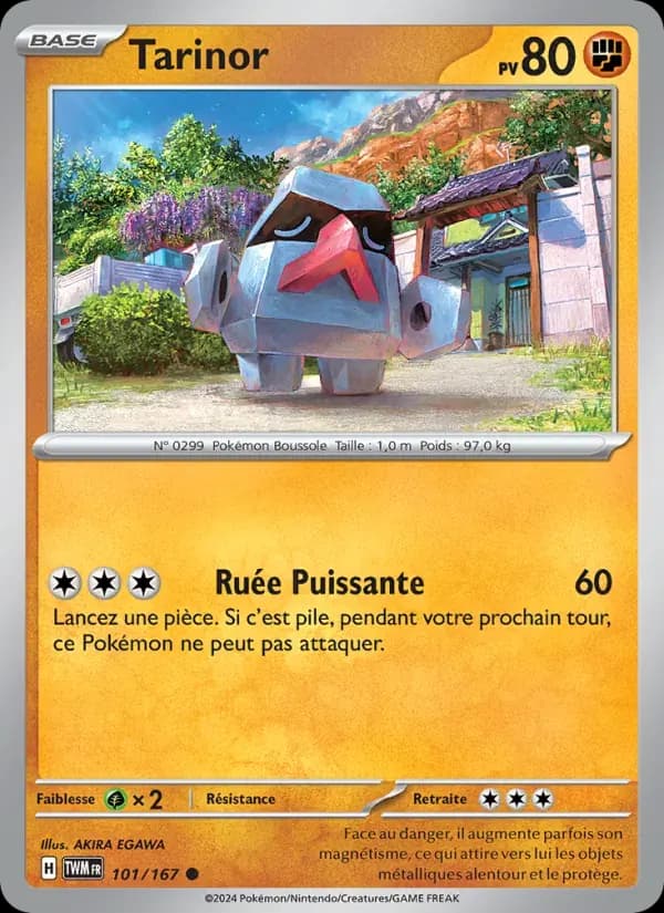 Tarinor — Mascarade Crépusculaire 101 French Pokémon card