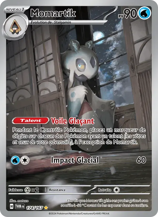 Momartik — Mascarade Crépusculaire 174 French Pokémon card