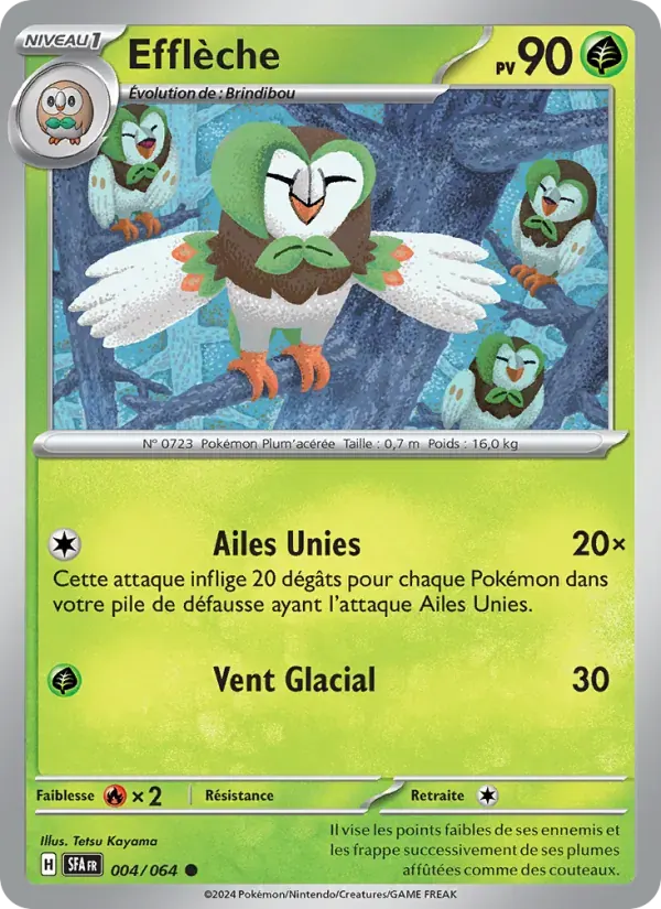 Efflèche — Fable Nébuleuse 4 French Pokémon card