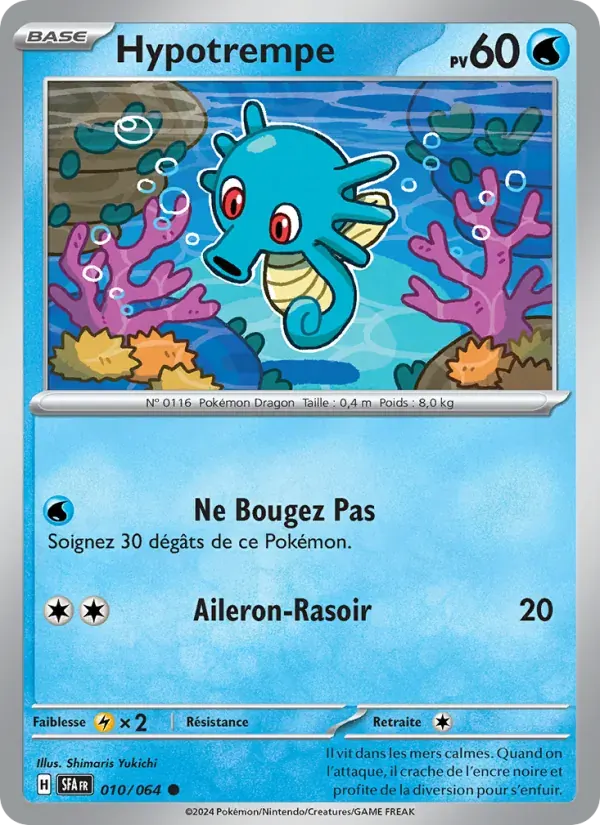Hypotrempe — Fable Nébuleuse 10 French Pokémon card