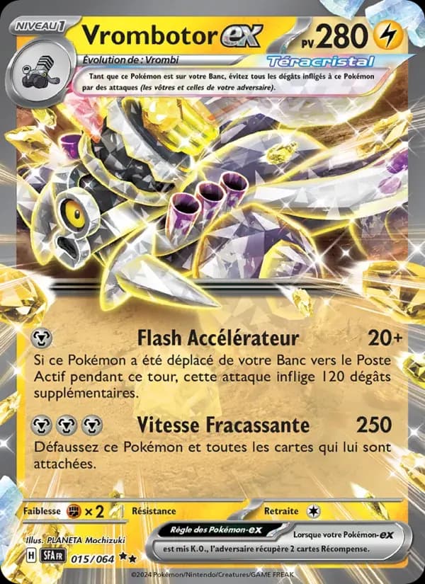 Vrombotor-ex — Fable Nébuleuse 15 French Pokémon card