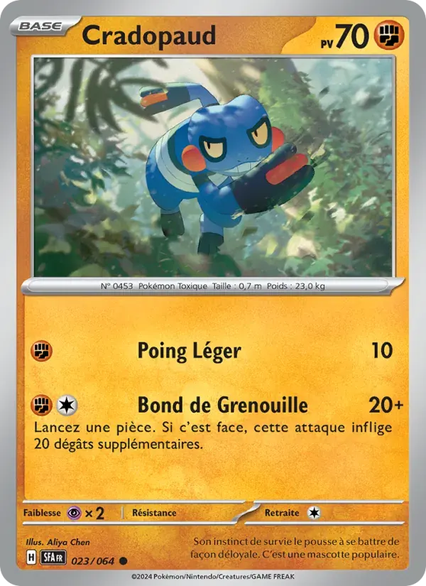 Cradopaud — Fable Nébuleuse 23 French Pokémon card