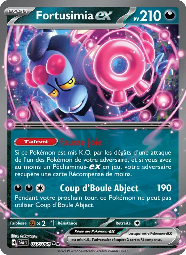 Fortusimia-ex — Fable Nébuleuse 37 French Pokémon card