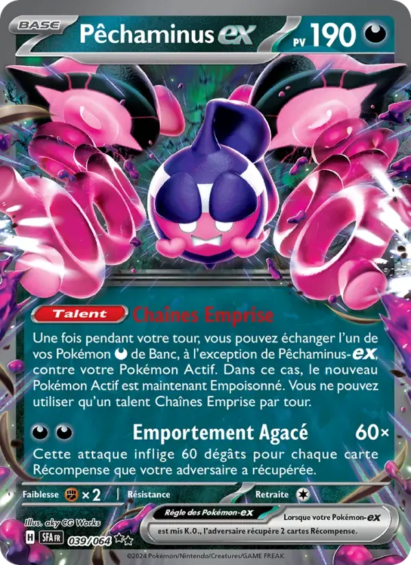 Pêchaminus-ex — Fable Nébuleuse 39 French Pokémon card