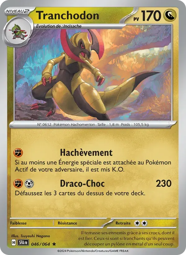 Tranchodon — Fable Nébuleuse 46 French Pokémon card