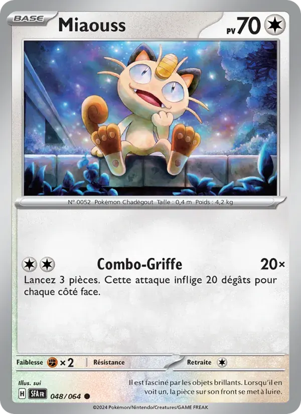 Miaouss — Fable Nébuleuse 48 French Pokémon card