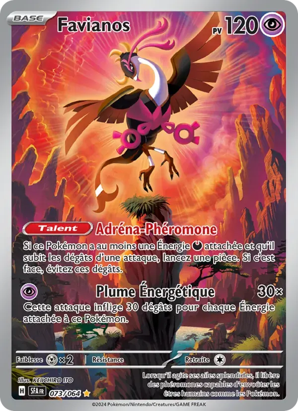 Favianos — Fable Nébuleuse 73 French Pokémon card