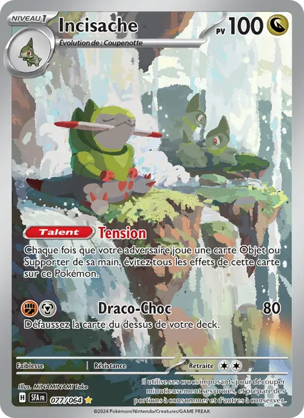Incisache — Fable Nébuleuse 77 French Pokémon card