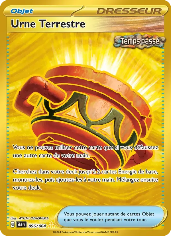 Urne Terrestre — Fable Nébuleuse 96 French Pokémon card