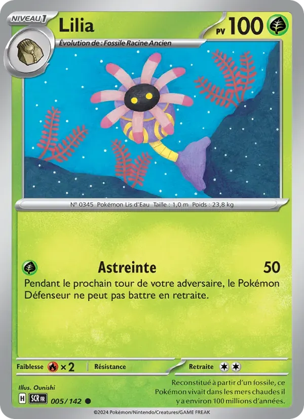 Lilia — Couronne Stellaire 5 French Pokémon card
