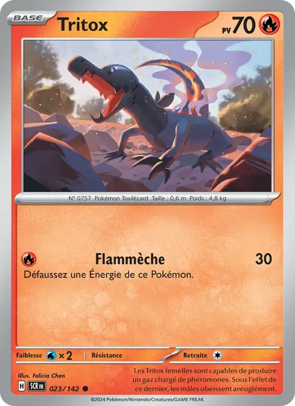 Tritox — Couronne Stellaire 23 French Pokémon card